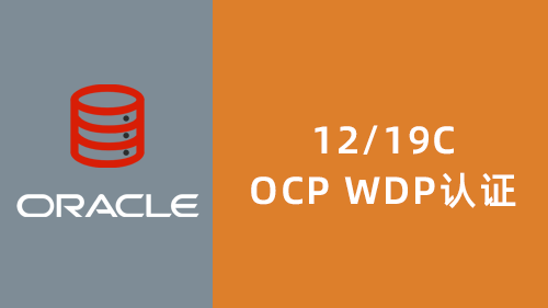 Oracle 12/19C OCP WDP认证班